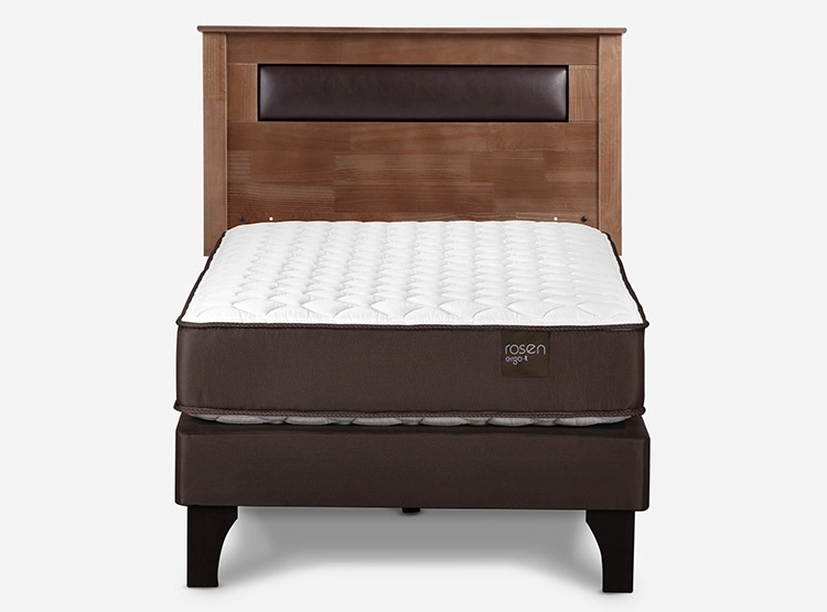 CAMA EUROPEA ROSEN ERGO T 1.5 PLAZAS + RESPALDO FERRARA