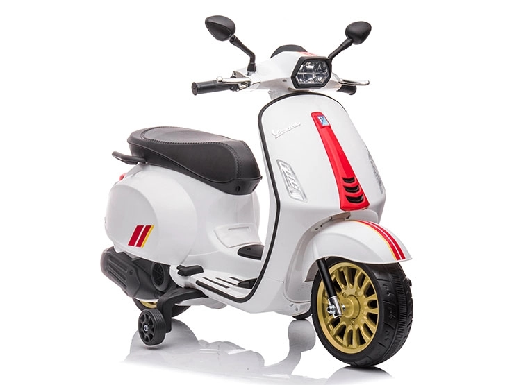MOTO A BATERIA KIDSCOOL VESPA SPRINT BLANCO 12V