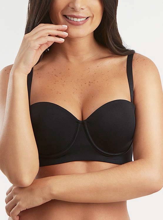 SOSTÉN MUJER FLORES STRAPLESS