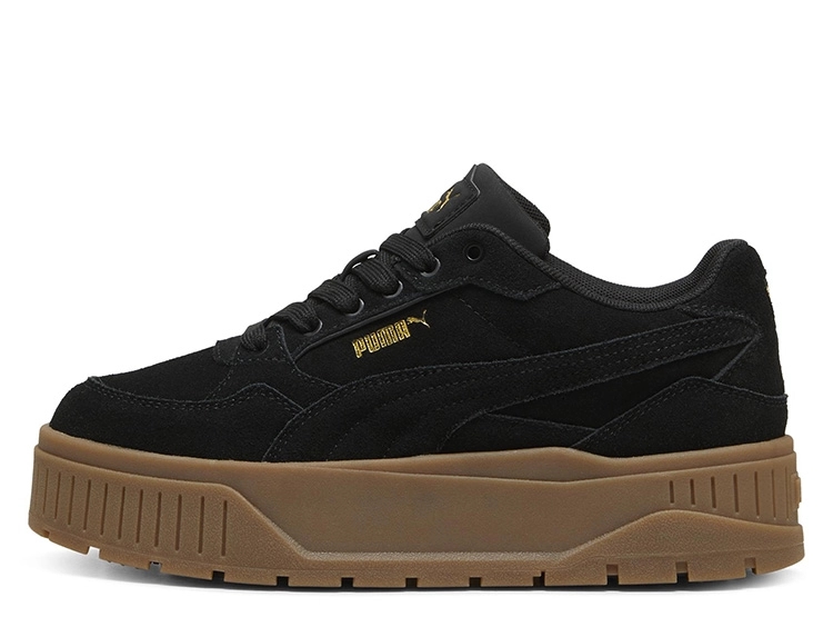 ZAPATILLAS MUJER PUMA CASUAL NEGRO KARMEN II IDOL SD CUERO