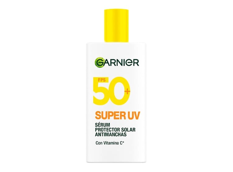 PROTECTOR SOLAR GARNIER SUPER UV SÉRUM FPS 50 ANTI-MANCHAS ANTIOLEOSIDAD 40 ML