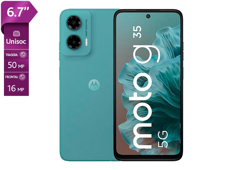 CELULAR MOTOROLA MOTO G35 5G 128GB 4GB RAM 50MP 6.7”