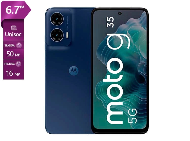 CELULAR MOTOROLA MOTO G35 5G 128GB 4GB RAM 50MP 6.7”