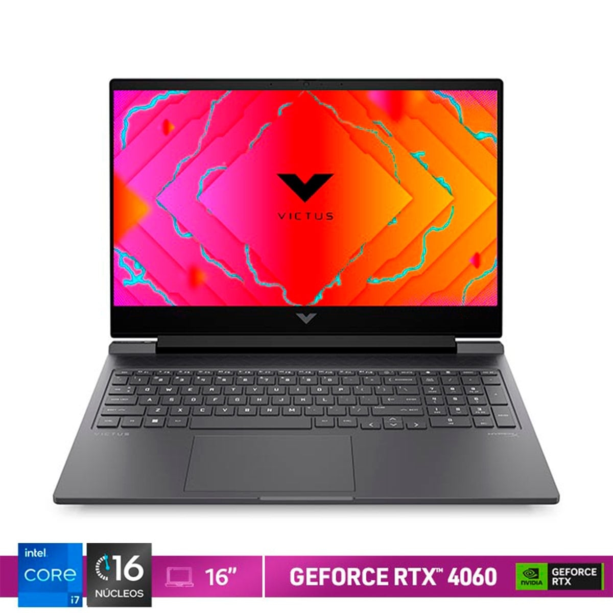 NOTEBOOK GAMER HP VICTUS 16-R1015LA INTEL CORE I7 16GB RAM 1TB SSD NVIDIA RTX 4060 16"