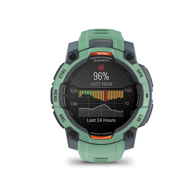 SMARTWATCH GARMIN INSTINCT 3 45MM NEO TROPIC BEZEL W BND