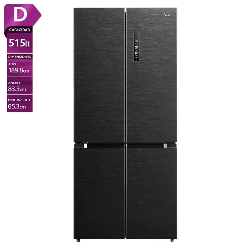 REFRIGERADOR SIDE BY SIDE MIDEA 515 LT NO FROST MDRM691MTEDXIN