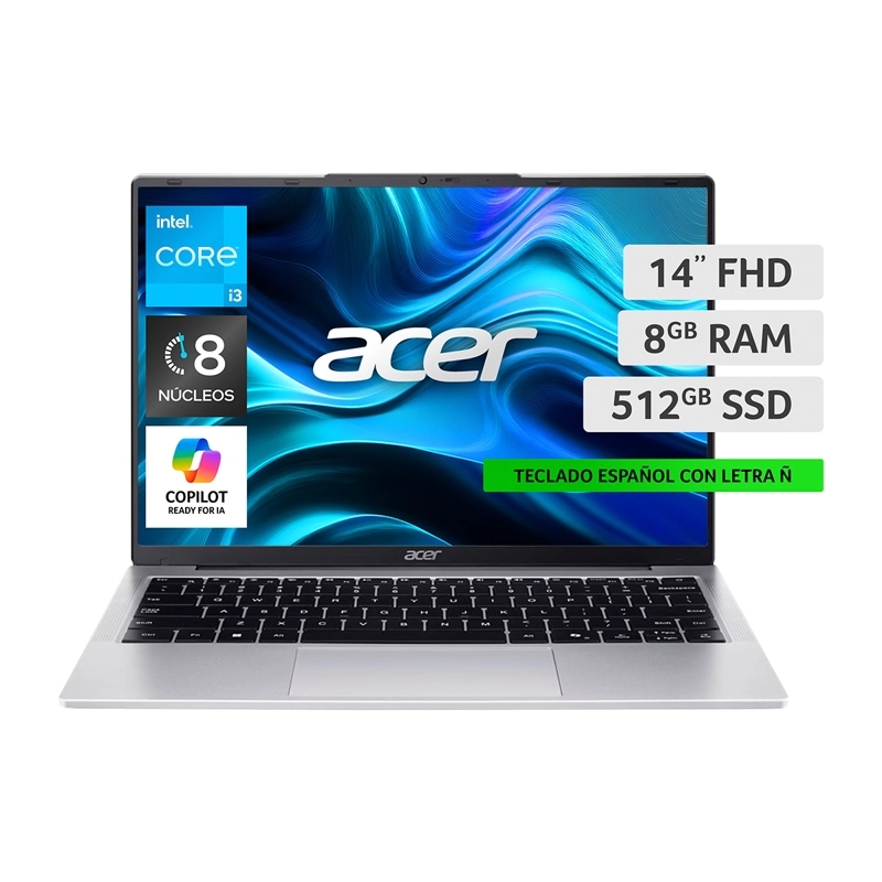 NOTEBOOK ACER ASPIRE LITE AL14-31P-MG40-1 INTEL CORE I3 8GB RAM