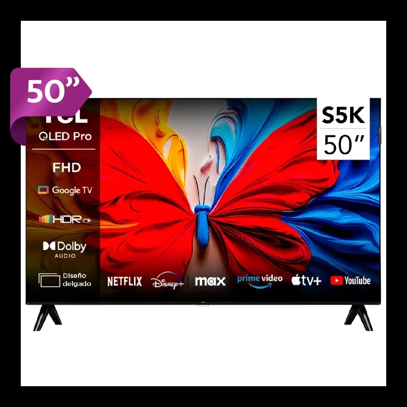 SMART TV TCL QLED FULL HD 50” 50S5K