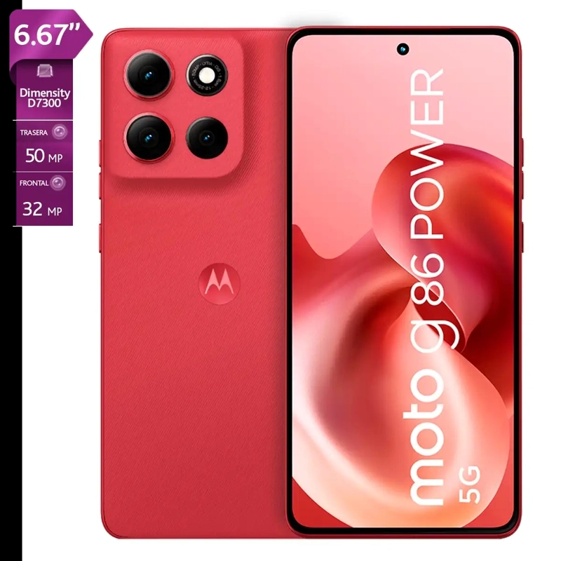 SMARTPHONE MOTOROLA MOTO G86 POWER 5G 256GB 8GB RAM 50MP 6.6”