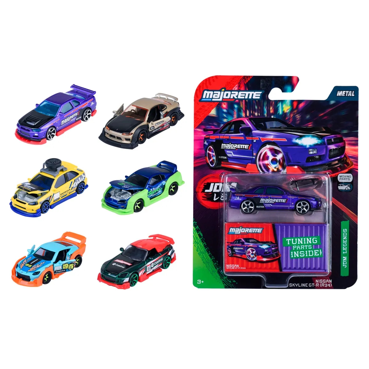 MAJORETTE JDM LEGENDS DE LUXE
