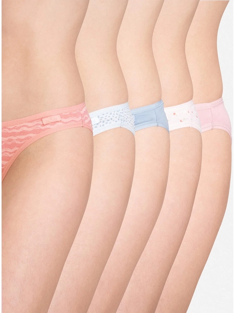 CALZÓN PALMERS PACK X5 ALGODÓN BIKINI