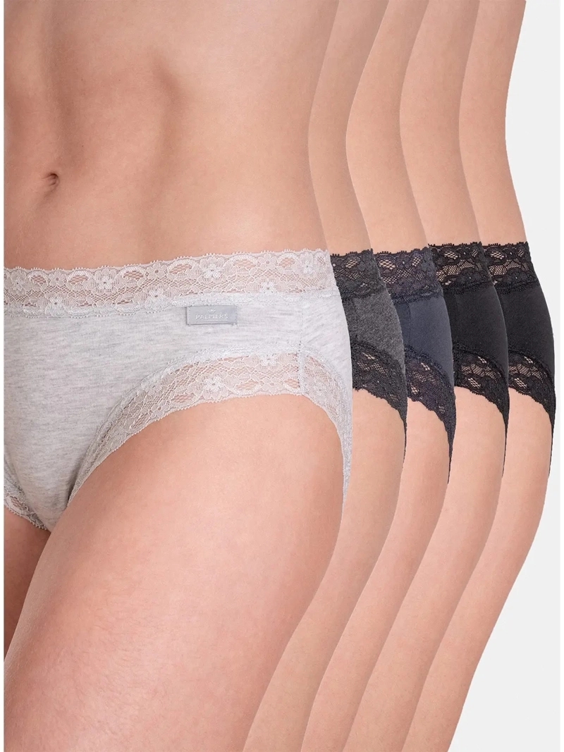 CALZÓN PALMERS PACK X5 ALGODÓN ENCAJE BIKINI
