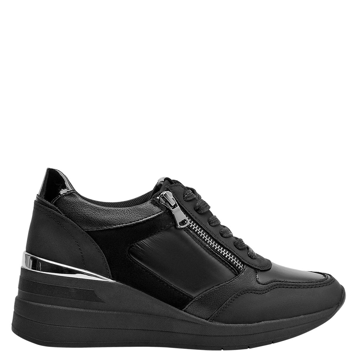 ZAPATILLAS MUJER BRUNO ROSSI CASUALES NEGRO BRM0341