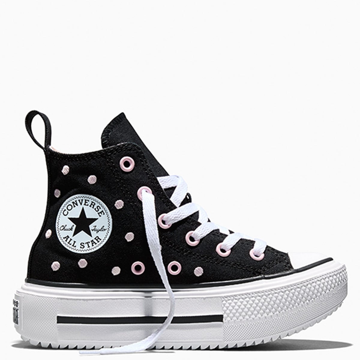 ZAPATILLAS NIÑO CONVERSE URBANAS NEGRO CHUCK TAYLOR ALL STAR LIFT DOUBLE STACK