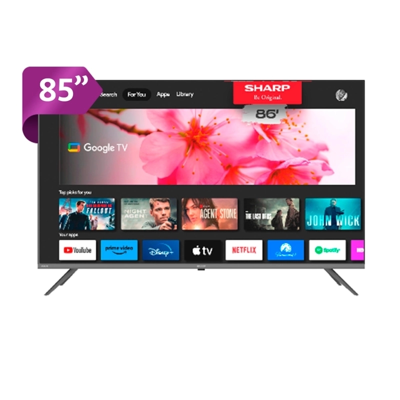 SMART TV SHARP LED 4K UHD 86” 4T-C86GL4060L