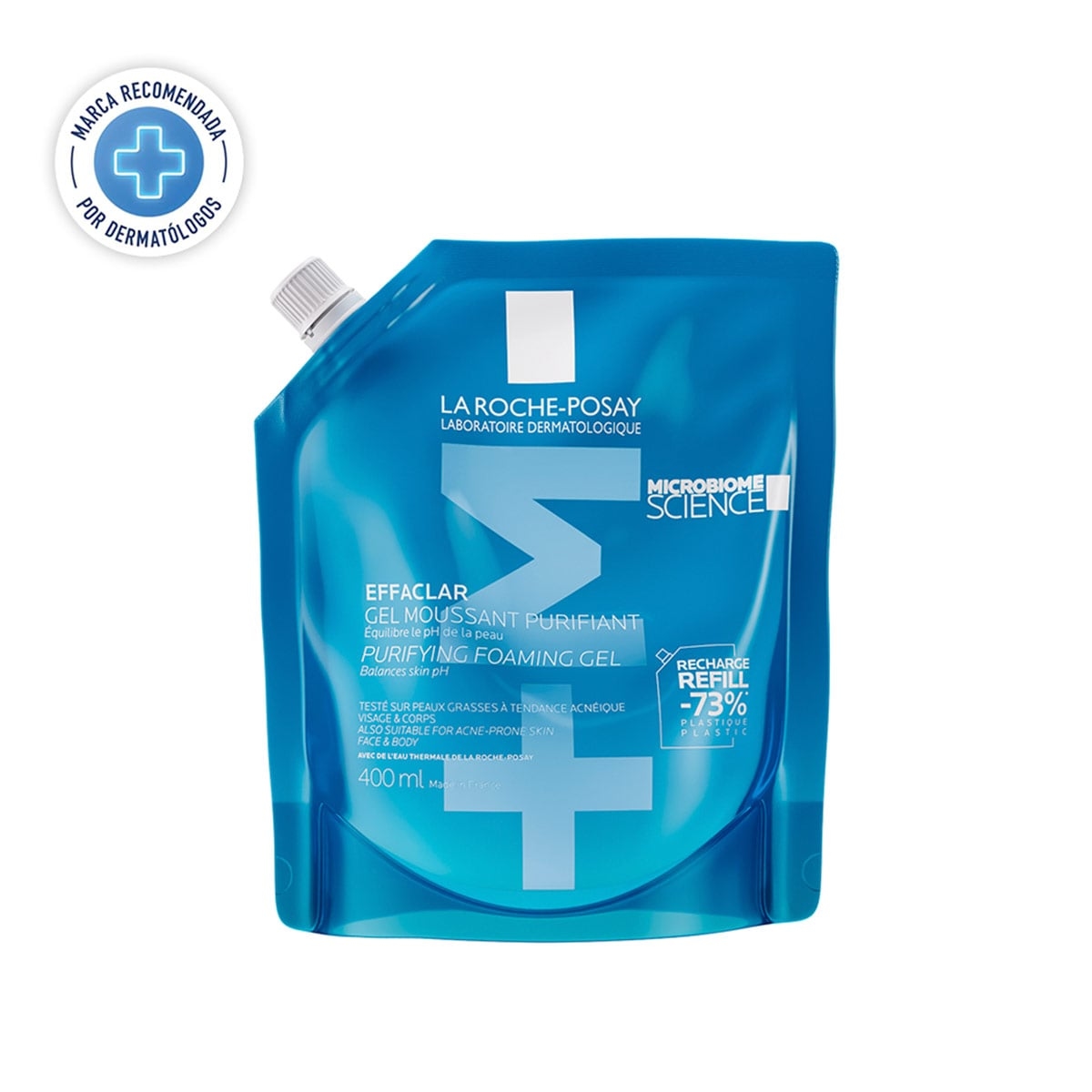 GEL LIMPIADOR LA ROCHE-POSAY EFFACLAR GEL PURIFICANTE REFILL 400ML