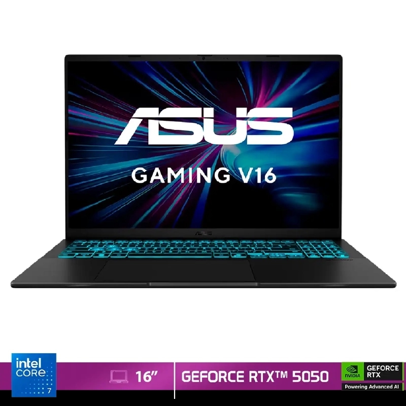 NOTEBOOK ASUS GAMING V16 V3607VH-RP064W INTEL CORE 7 16GB RAM 512GB SSD NVIDIA RTX 5050 16”