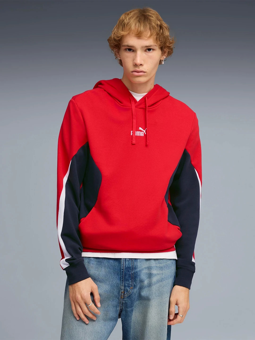 POLERÓN HOMBRE PUMA CANGURO BLOCK