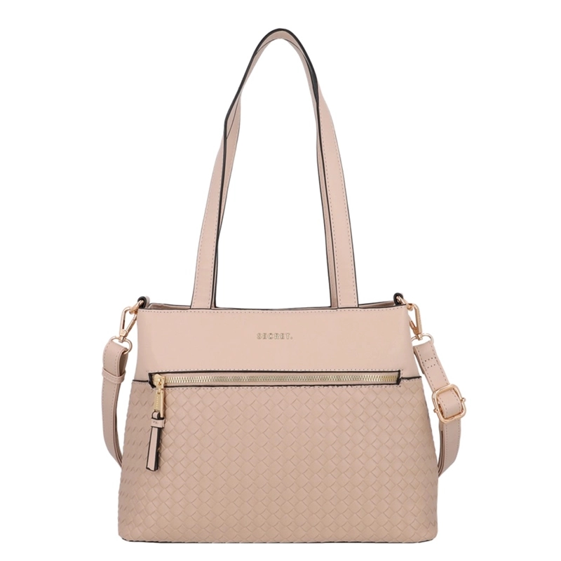 CARTERA DE HOMBRO SECRET SEGOVIA BEIGE