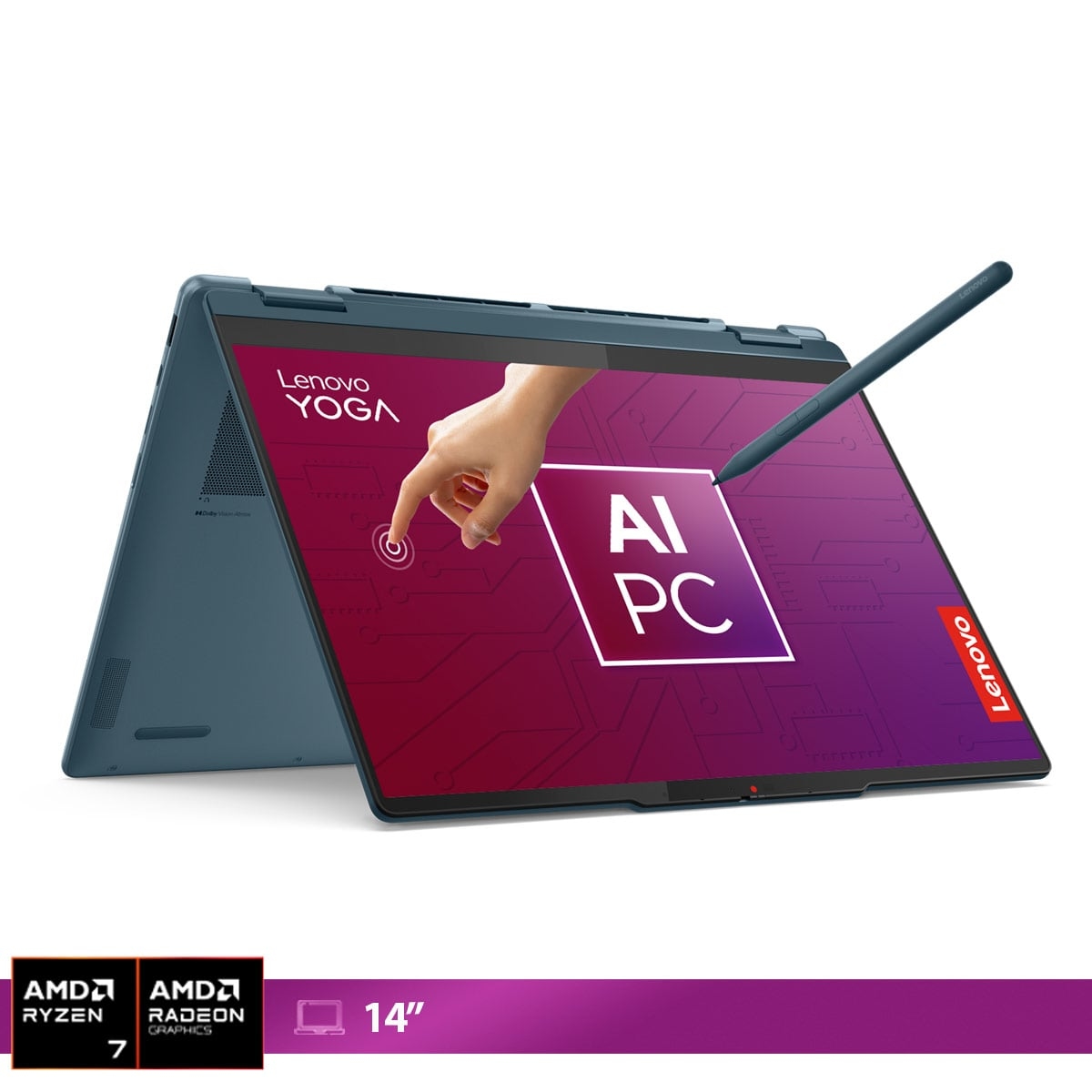 NOTEBOOK LENOVO YOGA 7 2-IN-1 AMD RYZEN AI 7 32GB RAM 1TB SSD