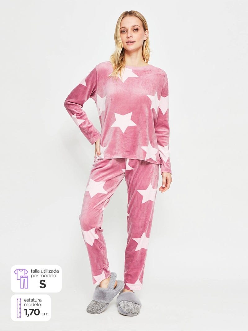 PIJAMA KAYSER LARGO ROSADO
