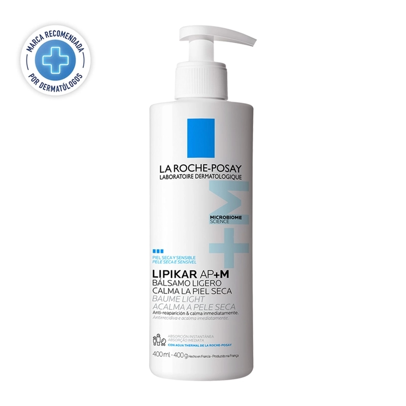 BÁLSAMO HIDRATANTE LA-ROCHE POSAY LIPIKAR BAUME LIGHT AP+ M 400ML