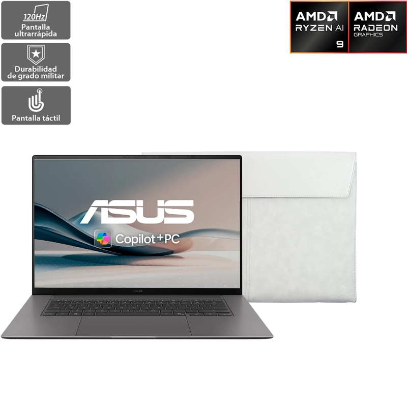NOTEBOOK ASUS ZENBOOK S 16 UM5606GA-SR388W AMD RYZEN AI 9 32GB RAM 1TB SSD TOUCH 16”