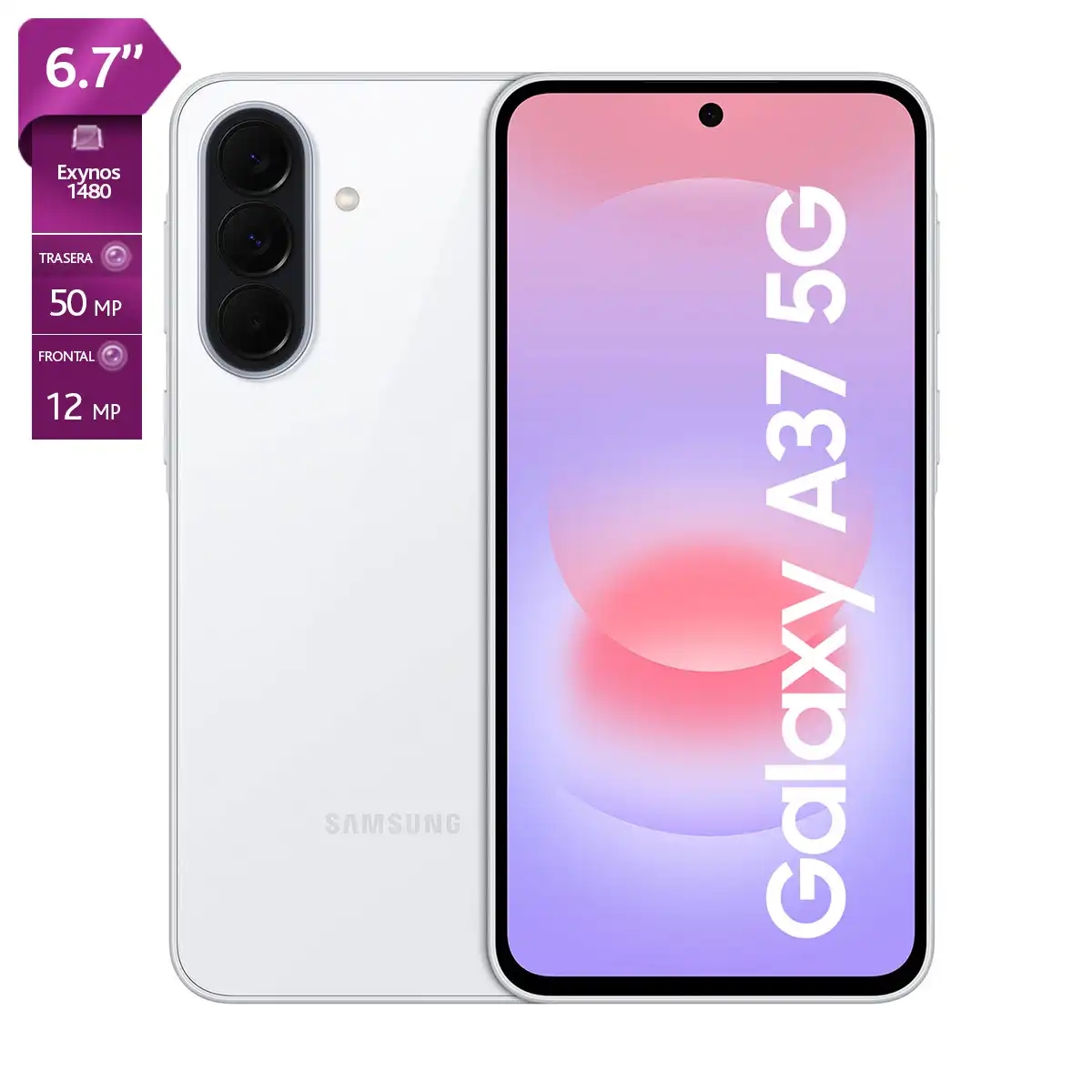 SMARTPHONE SAMSUNG GALAXY A37 5G 128GB 6GB RAM 50MP 6.7”