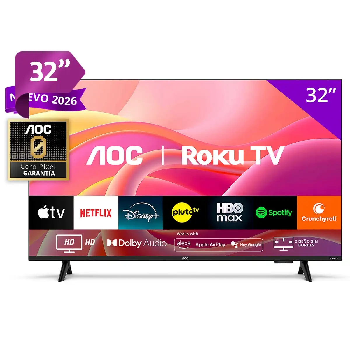 SMART TV AOC LED 32” HD 32S5155
