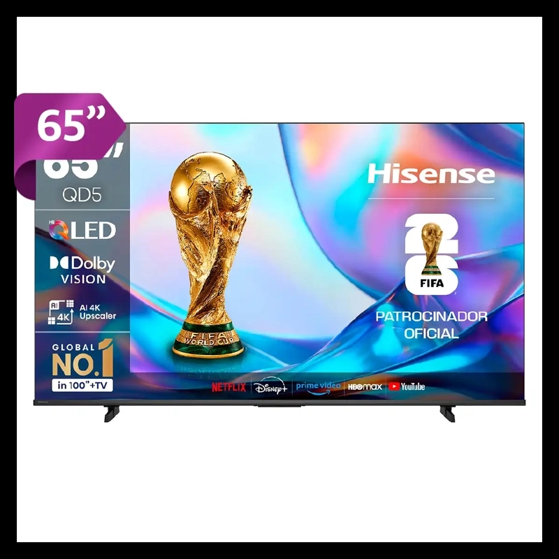 SMART TV HISENSE QLED 4K UHD 65” QD5SV