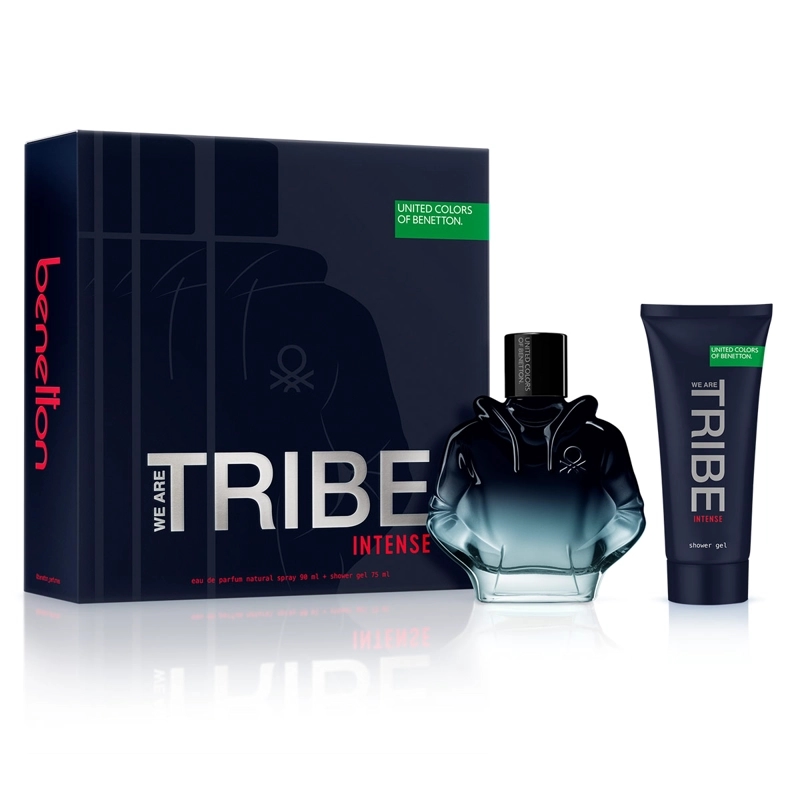 ESTUCHE PERFUME HOMBRE BENETTON UNITED COLORS WE ARE TRIBE INTENSE EDP 90ML+75ML 