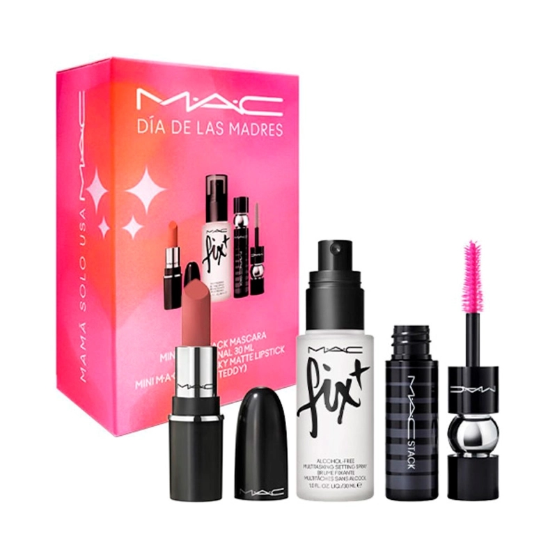 KIT MAQUILLAJE MAC MOM'S MINIS 30ML+8ML+1,7G