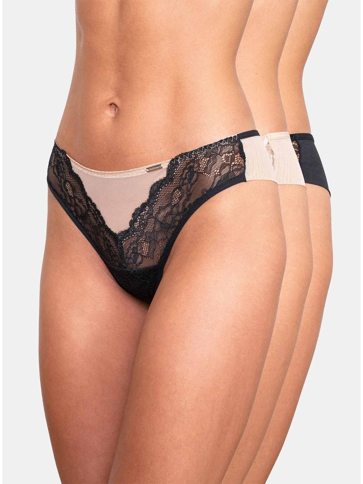 CALZÓN CHIC FRANCE PACK X3 ENCAJE CULOTTE