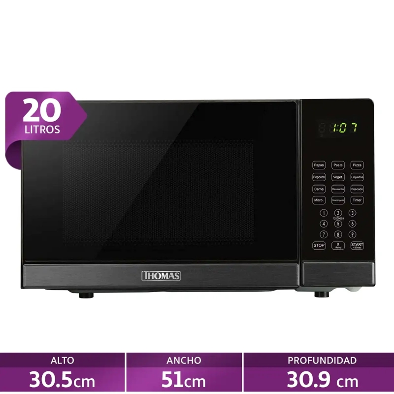 MICROONDAS THOMAS 20L EHM-THMW20DN