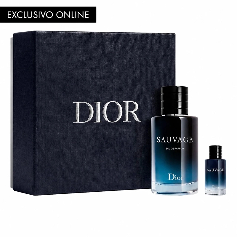 SET PERFUME HOMBRE DIOR SAUVAGE EDP 100ML+EDT 10ML