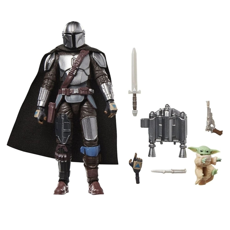 FIGURA DE ACCIÓN STAR WARS THE VINTAGE COLLECTION THE MANDALORIAN & GROGU