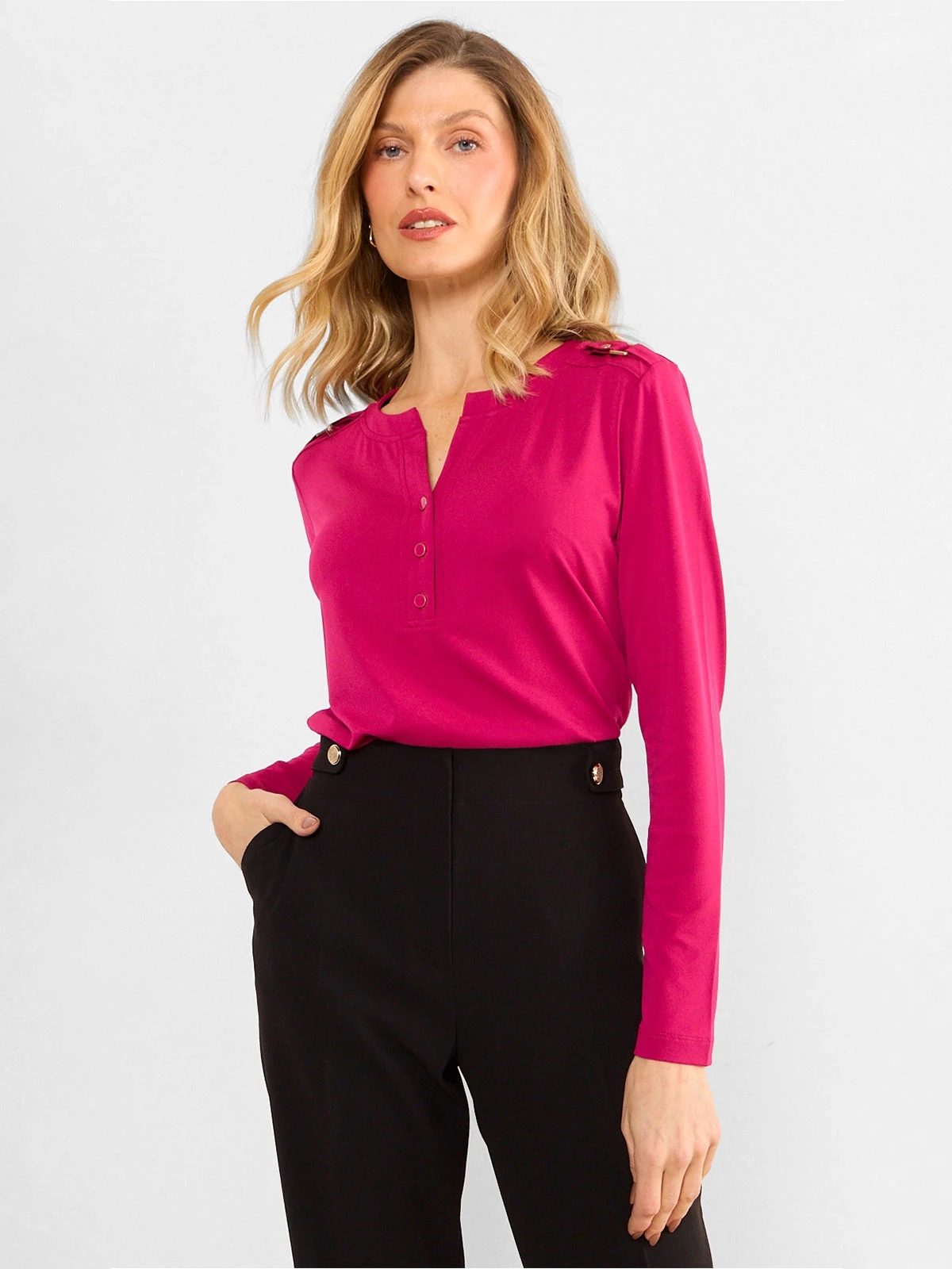 POLERA MUJER MA GRIFFE MANGA LARGA