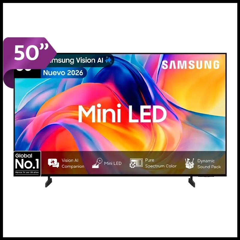 SMART TV SAMSUNG MINI LED 4K UHD 50” M70H VISION AI (2026)