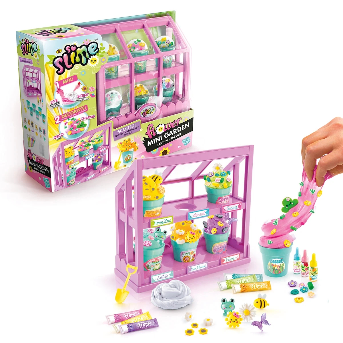 SLIME CANAL TOYS FLORES JARDINERA