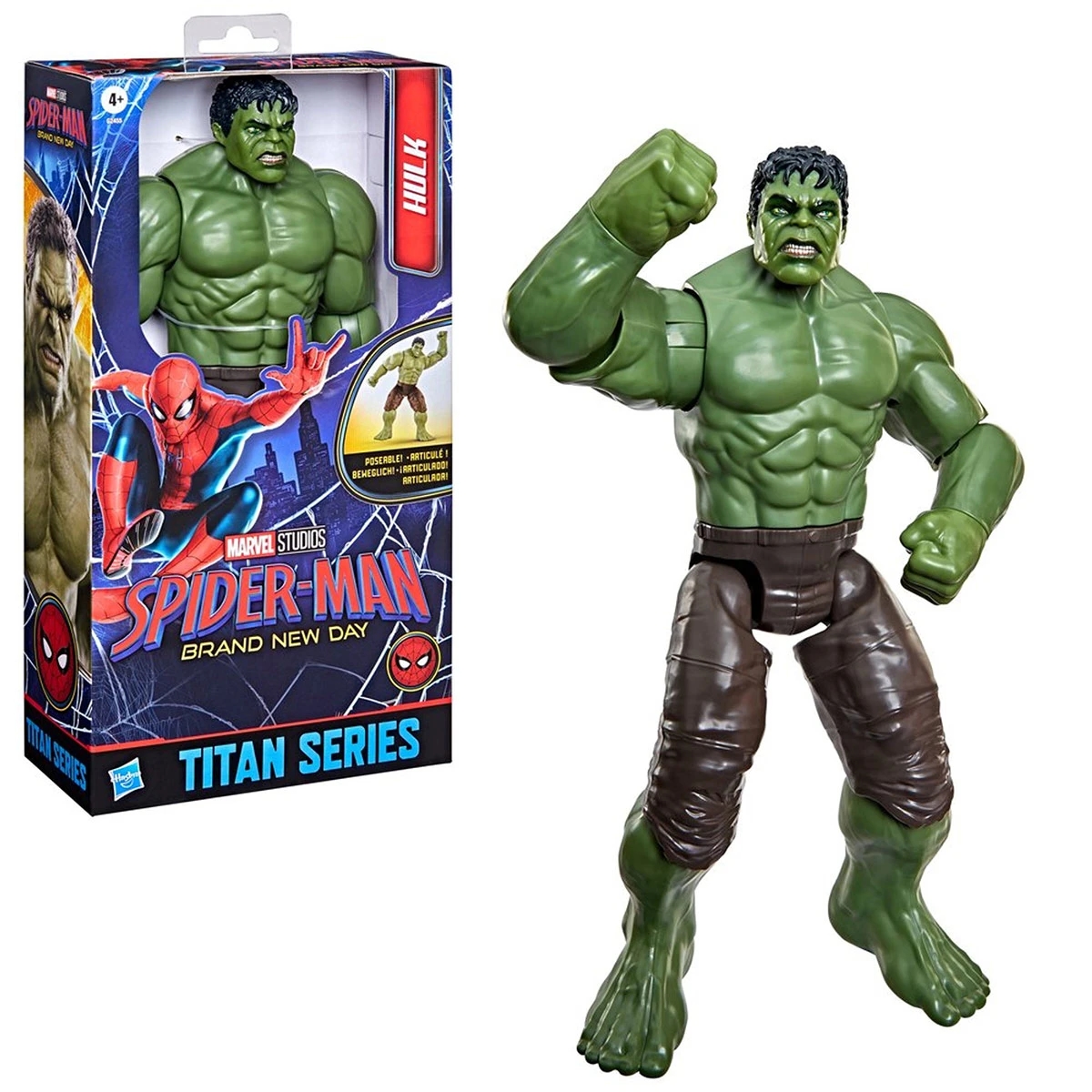 FIGURA DE ACCIÓN SPIDERMAN BRAND NEW DAY TITAN SERIES HULK