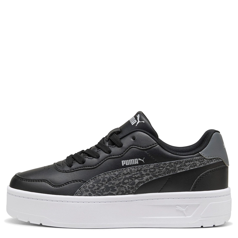 ZAPATILLAS MUJER PUMA CASUALES NEGRO COURT LALLY SKYE FELINE CUERO