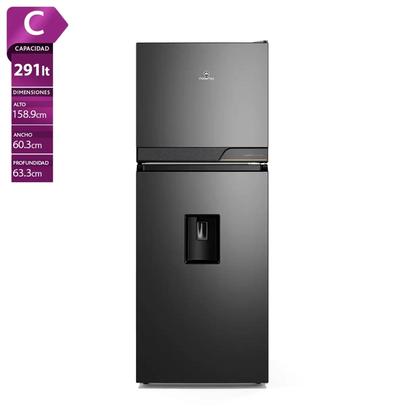 REFRIGERADOR TOP FREEZER MADEMSA ALTUS 1300INW 291L NO FROST GRAFITO