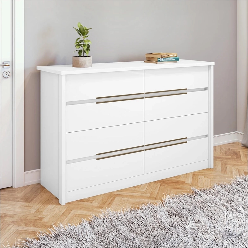 CÓMODA DI PORETTI DESIGN URBAN 8 CAJONES BLANCO