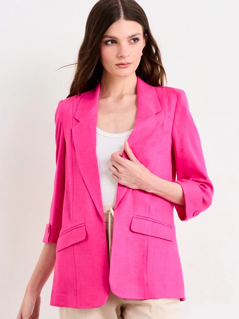 BLAZER MUJER IO LIVIANO ROLL UP