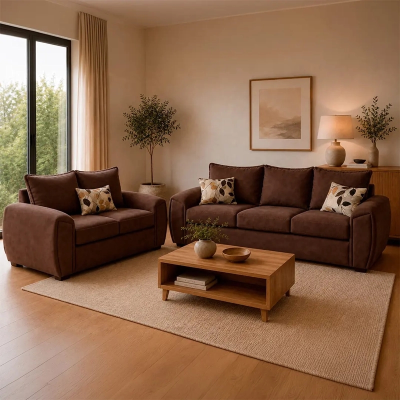 JUEGO DE LIVING ELEGANT DETAIL HOUSTON TELA 3-2