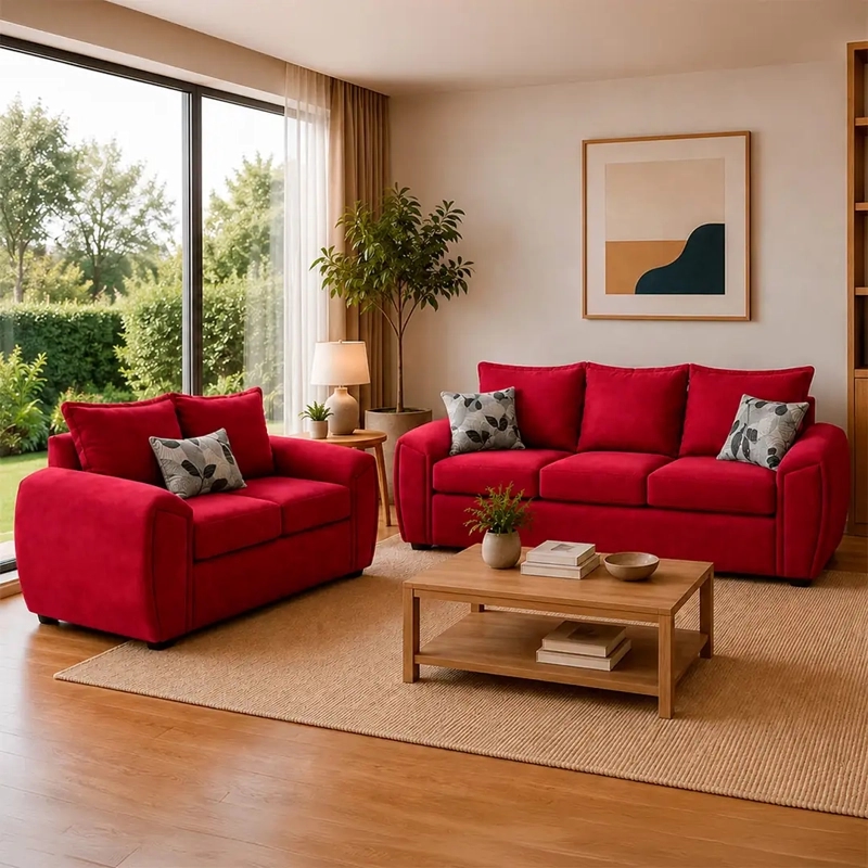JUEGO DE LIVING ELEGANT DETAIL HOUSTON TELA 3-2