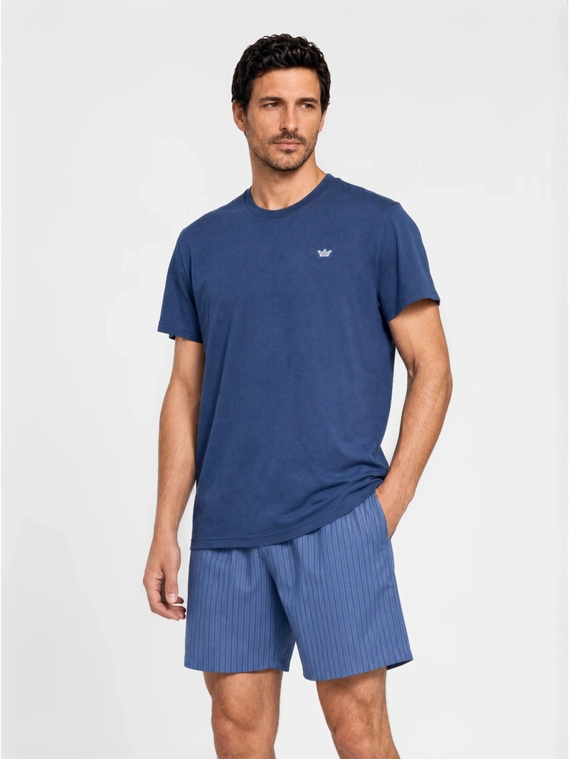 PIJAMA HOMBRE PALMERS ALGODÓN CUELLO REDONDO