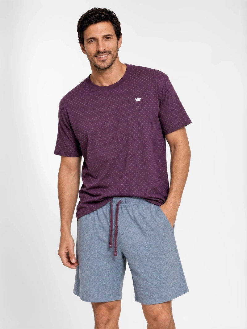 PIJAMA HOMBRE PALMERS MANGA CORTA