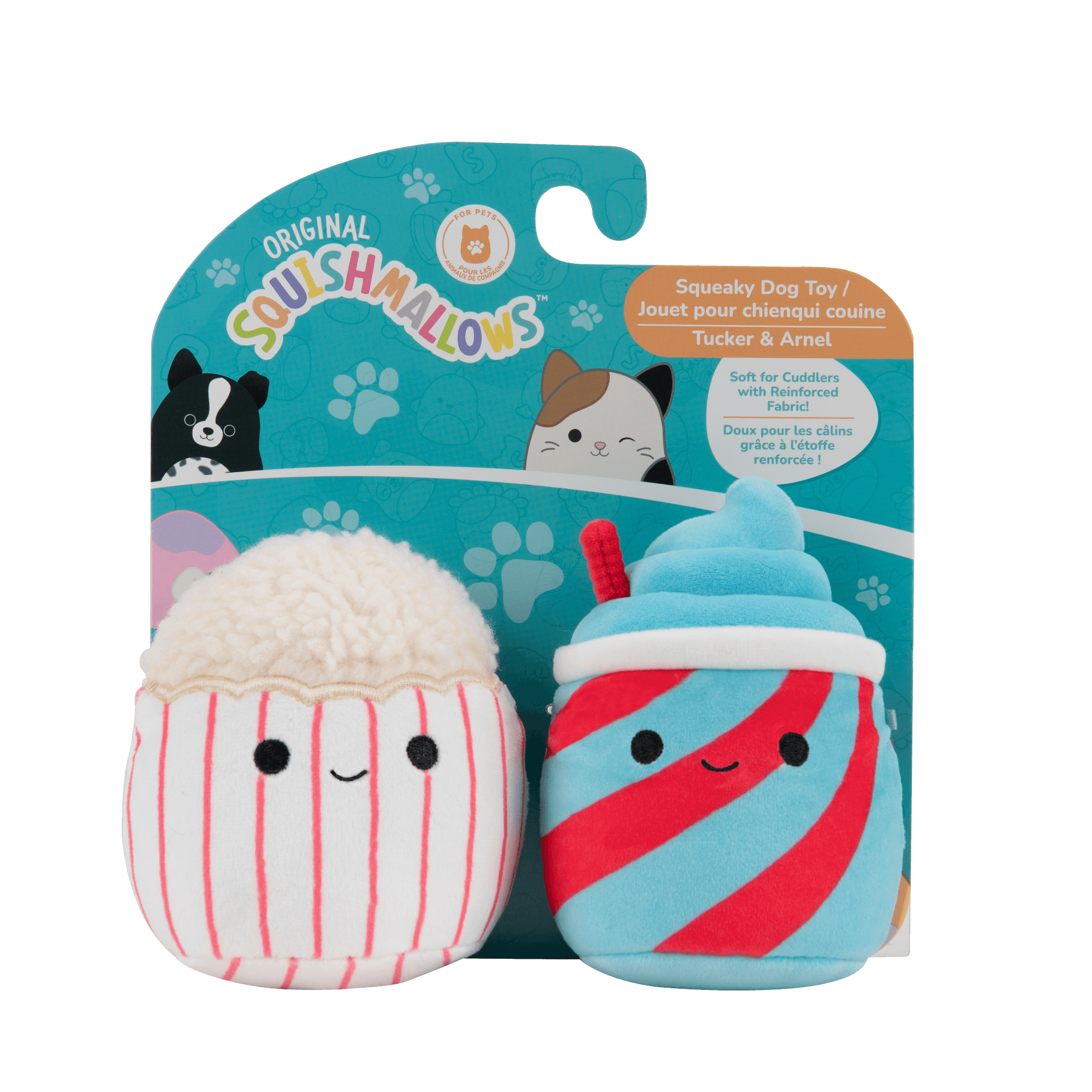 PACK 2 PELUCHES SQUISHMALLOWS 10 CM