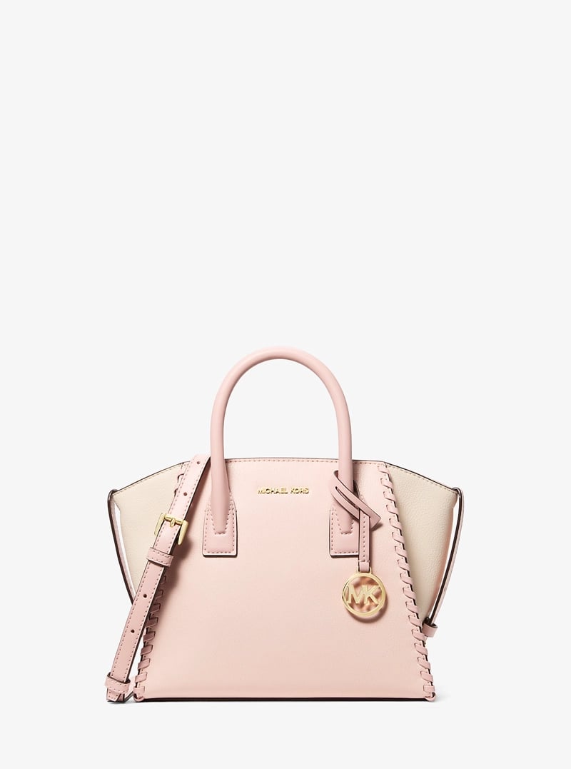 CARTERA MICHAEL KORS AVRIL SMALL LEATHER SATCHEL